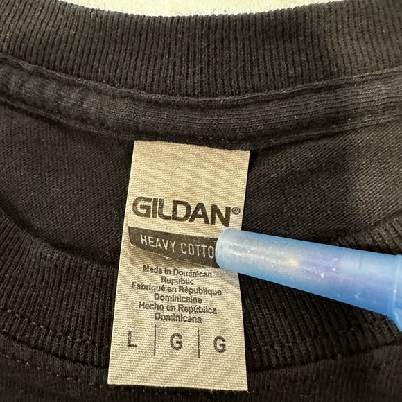 Men’s Sz: Large Semper Fi USMC Chrome Bulldog Graphic Black Short Sleeve Tee. - Picture 7 of 9